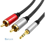 CABLE 2 RCA A 1 PLUG 3.5MM 5MTS NETCOM PE-RS0125