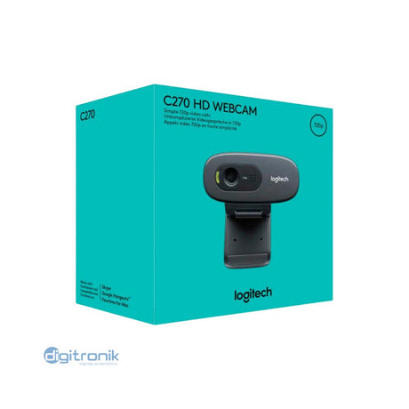 WEBCAM LOGITECH C270 HD 720P