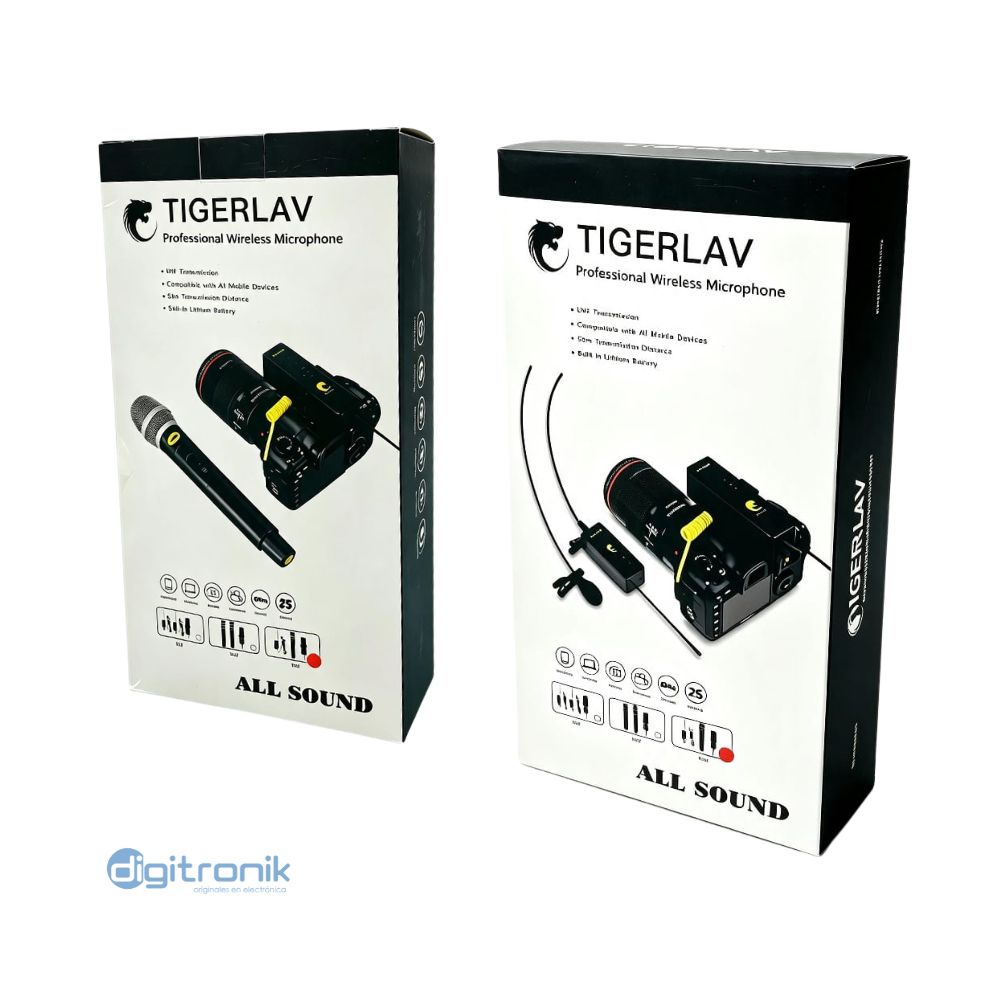MICROFONO UHF INALAMBRICO ALLSOUND DUAL 1 SOLAPERO 1 DE MANO TL4