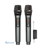 MICROFONO INALAMBRICO DOBLE DE MANO VHF ALL RECARGABLE WP-15VB