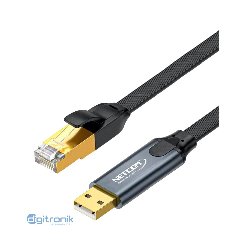 CABLE USB A RJ45 PARA CONSOLA NETCOM PE-US0362
