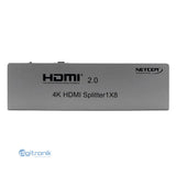 SPLITTER HDMI 1X8 V2.0 4K NETCOM PE-SP0077