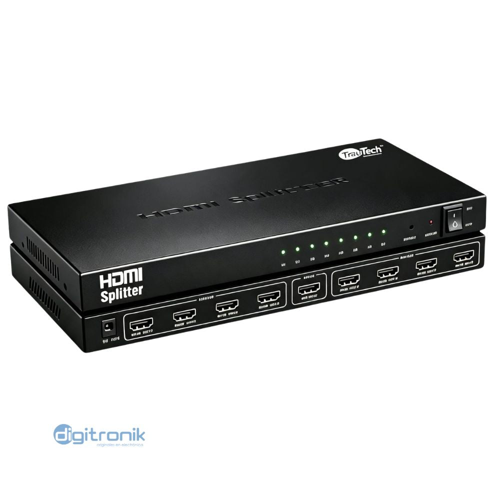 SPLITER HDMI 1X8 3D TRAUTECH PE-HD0039