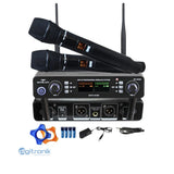 MICROFONO PROFESIONAL BATBLACK INALAMBRICO UHF BT-U420