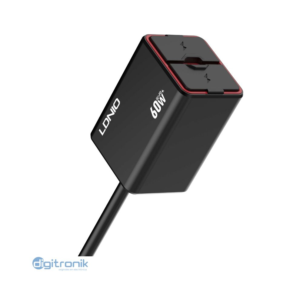 CARGADOR PARA COCHE SUPERRAPIDO PARA MOTOCICLETA LDNIO C108