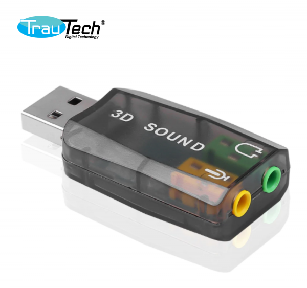 Equip Adattatore Audio USB Esterno | Scheda Audio USB 2.0 Con Ingresso Microfono E Uscita Cuffie Da 3.5mm