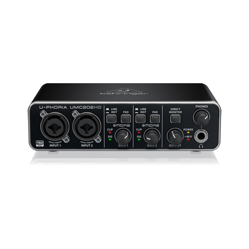 Interfaz de audio USB Behringer UMC202HD