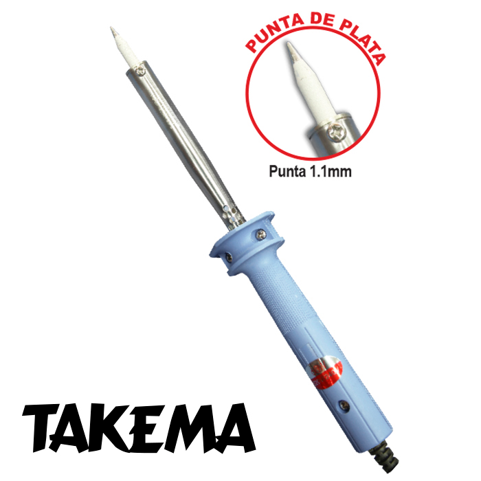 CAUTIN T/LAPIZ TAKEMA PUNTA DE PLATA 30W MANGO CELESTE ZD-28A/30W