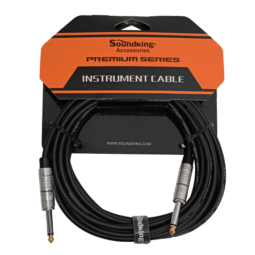 CABLE PLUG MONO 6.3MM A PLUG MONO 6.3MM 5M SOUNDKING BJJ289/5M