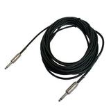 CABLE PLUG MONO 6.3MM A PLUG MONO 6.3MM CON RESORTE DE 10M PROEL BULK100LU10