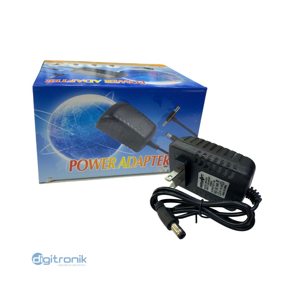 CARGADOR D/CORRIENTE GENERICO 2A 9V DC-5.5*2.5MM BRIYON YU-9002-2