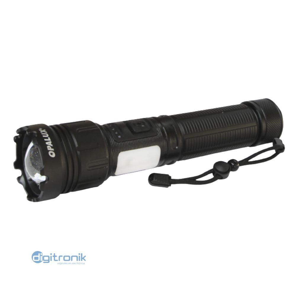 LINTERNA RECARGABLE CON ZOOM "OPALUX" 10W 500LM 3.7V 2200MA OP-802D