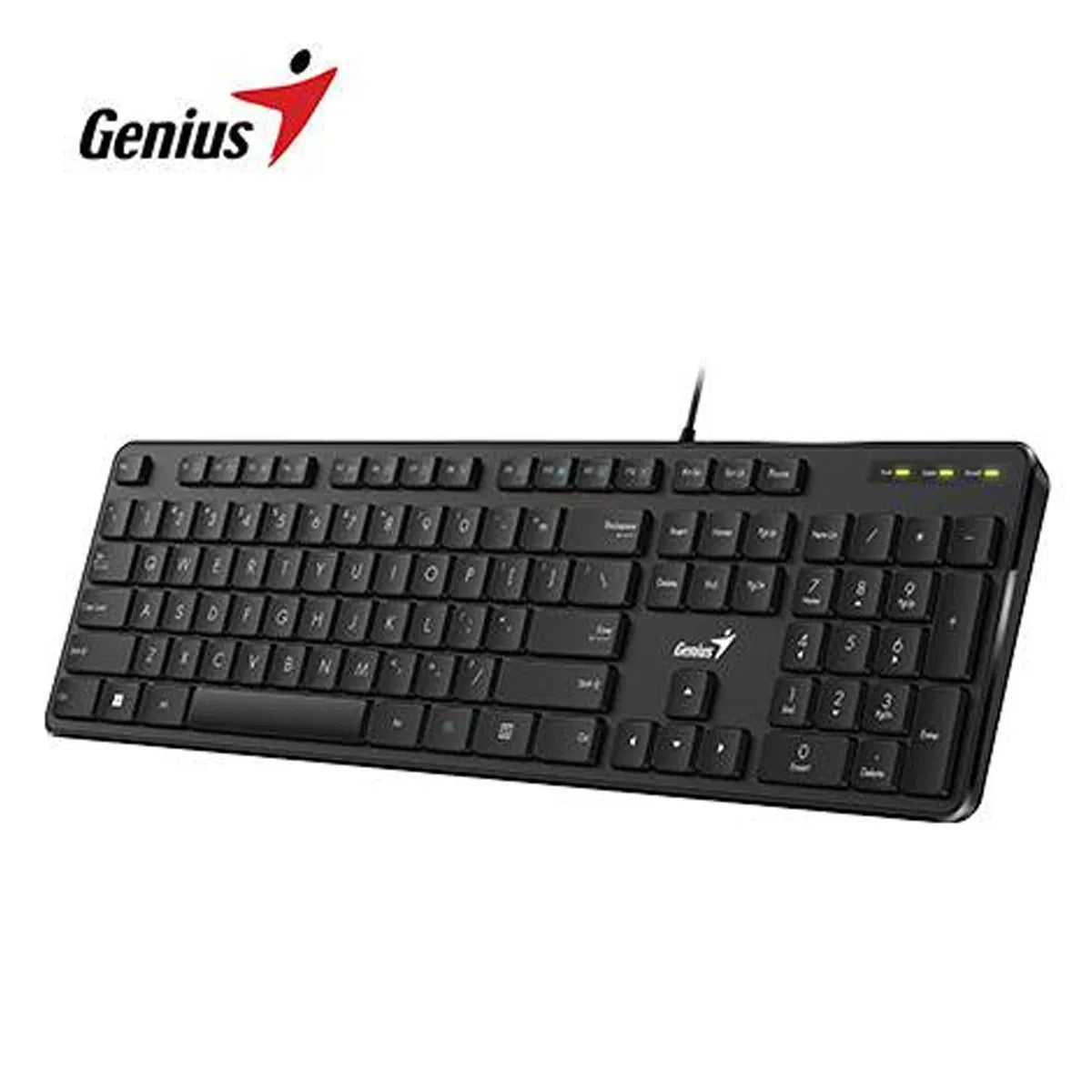 Teclado Genius SlimStar 126 USB Multimedia Black SP - Genius