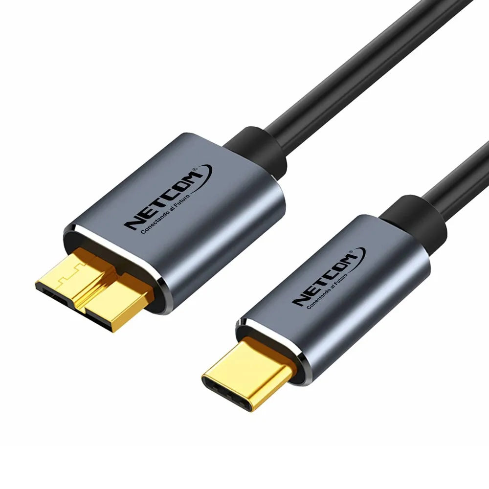 CABLE USB-C A MICRO-B V3.0 DE 1 MTS NETCOM PE-CA0104