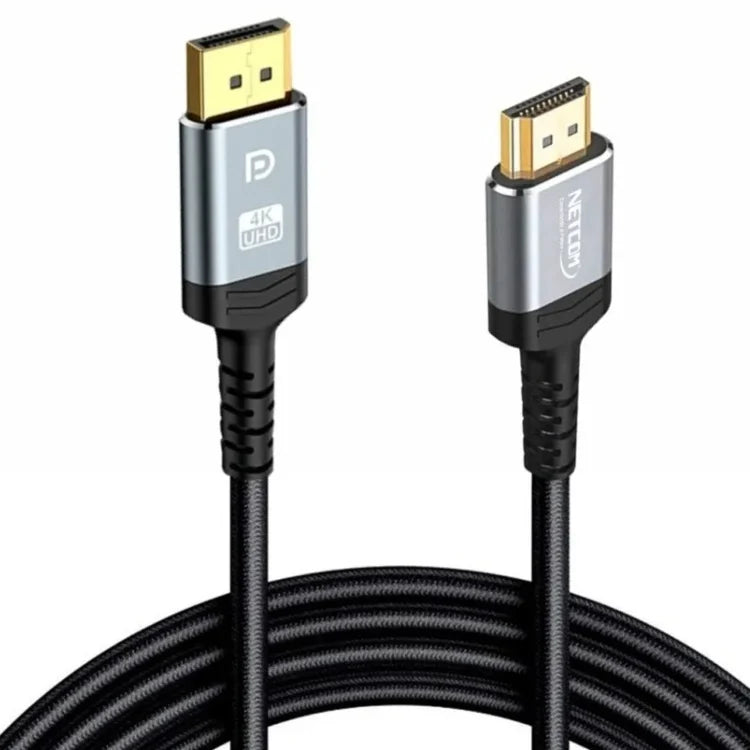 CABLE ADAPTADOR DISPPLAYPORT A HDMI DE 1.8 MTS 4K PE-DP0191