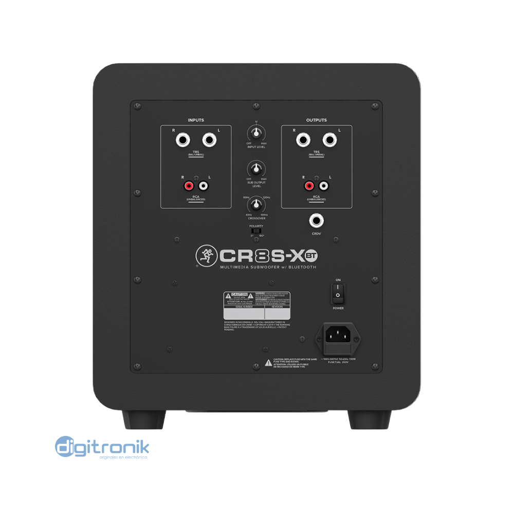 MACKIE CR8SXBT SUBWOOFER DE REFERENCIA ACTIVO DE 8 200W CR8S-XBT